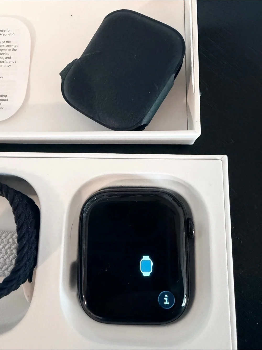 Apple Watch Series 10 - 46mm Jet Black Aluminum GPS, LIKE NEW IN BOX
